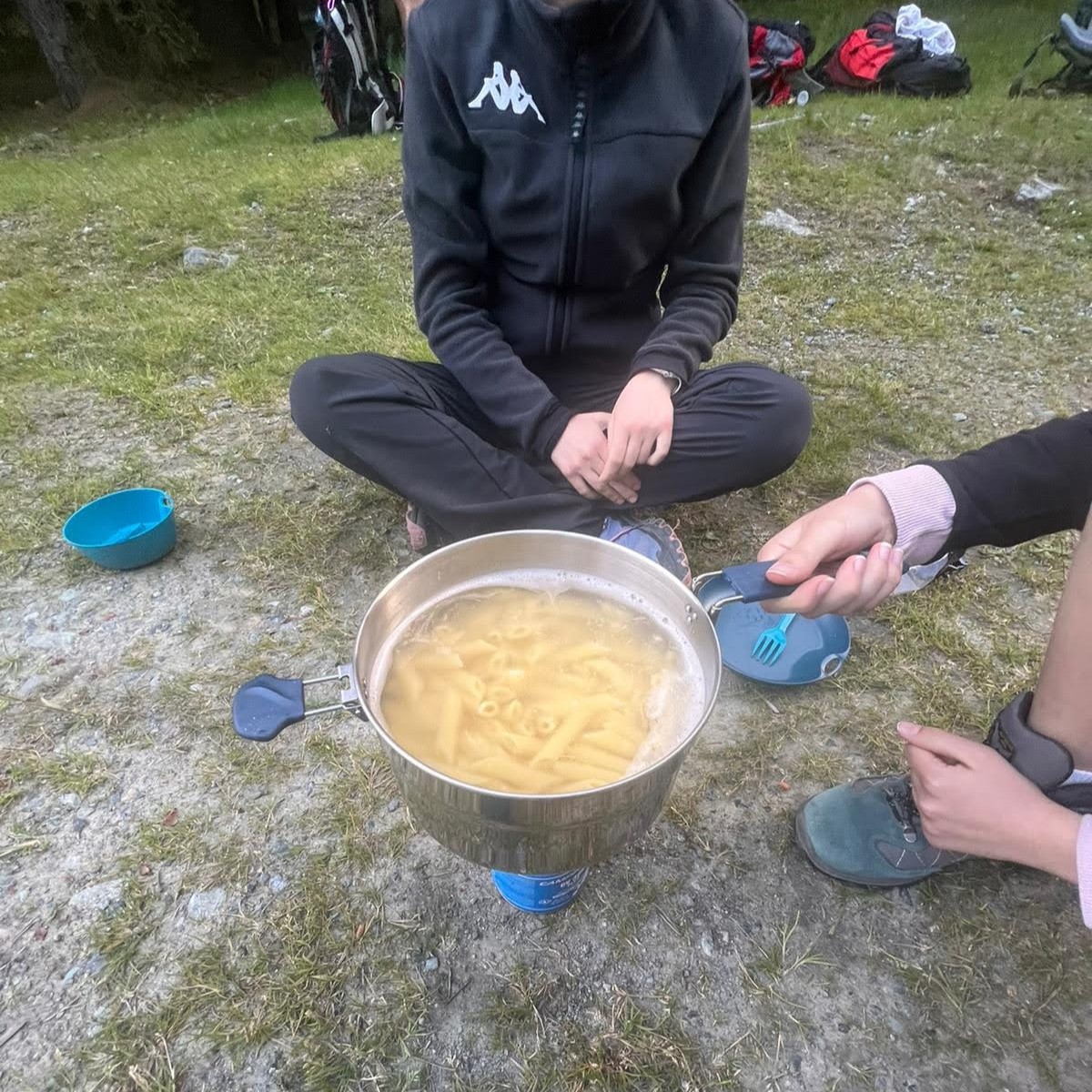 cooking while camping